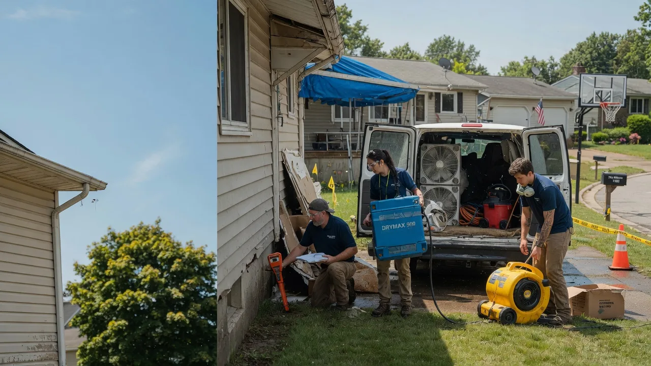 Ceiling Leak Cleanup in Bridgeton, IN near me